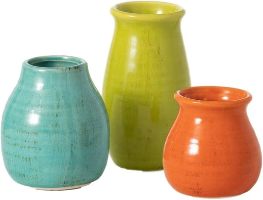 Multicolored Sullivans Bud Vases – Petite Farmhouse Boho Decor for Living Room, Bathroom & Office